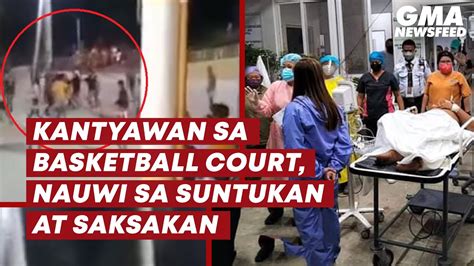 Kantyawan sa basketball court, nauwi sa suntukan at saksakan!.
